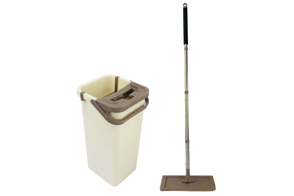 Floor mop MIRACLE with microfiber nozzle and bucket with mech.otzh. 004836